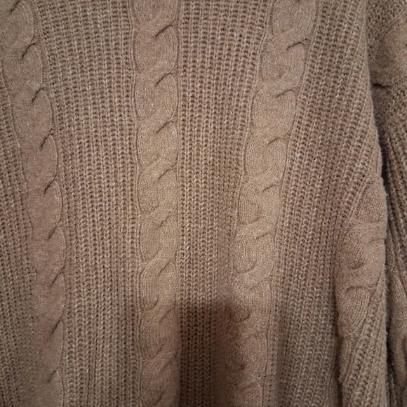 American Eagle Outfitters Brown Cable Knit Cardigan - Picture 8 of 10